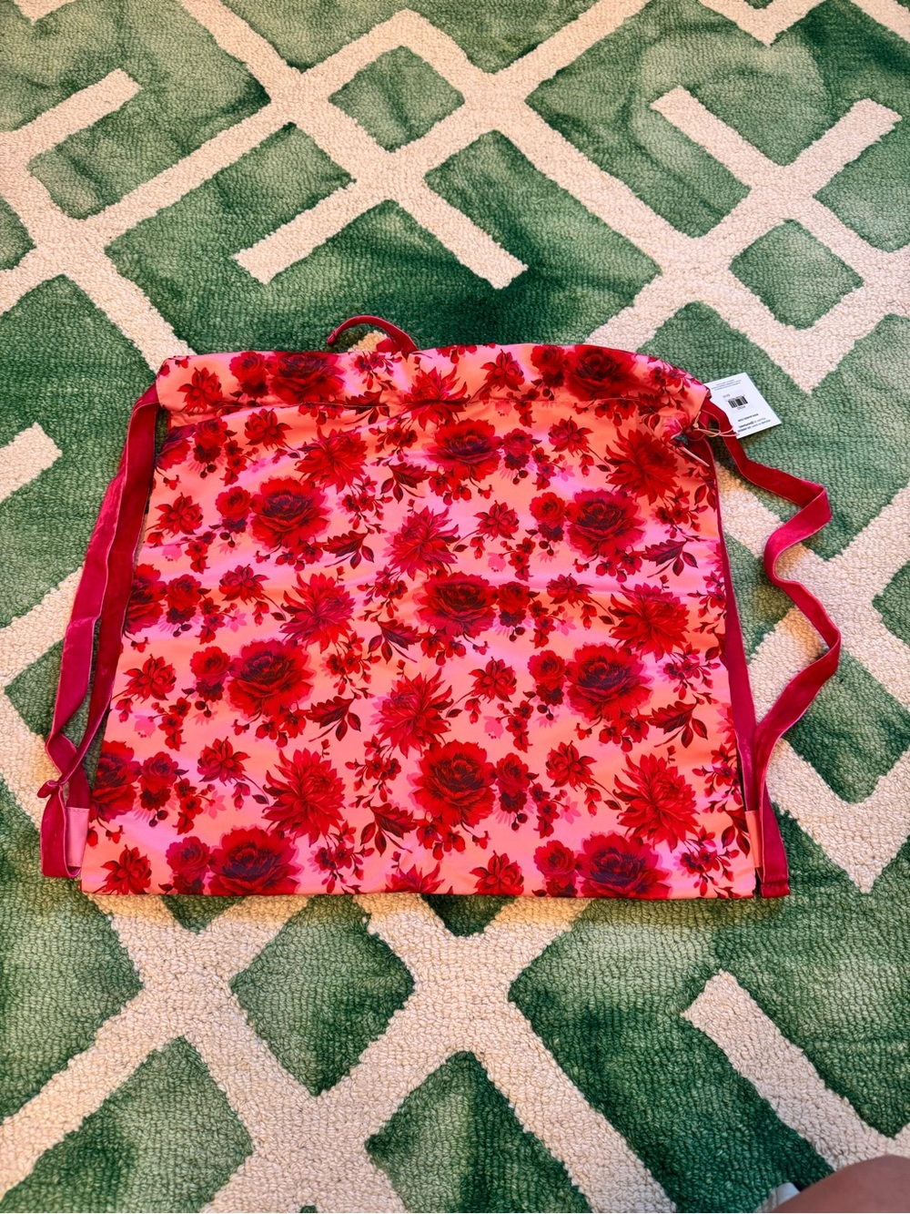 NWT Bando satin drawstring backpack - Picture 7 of 10